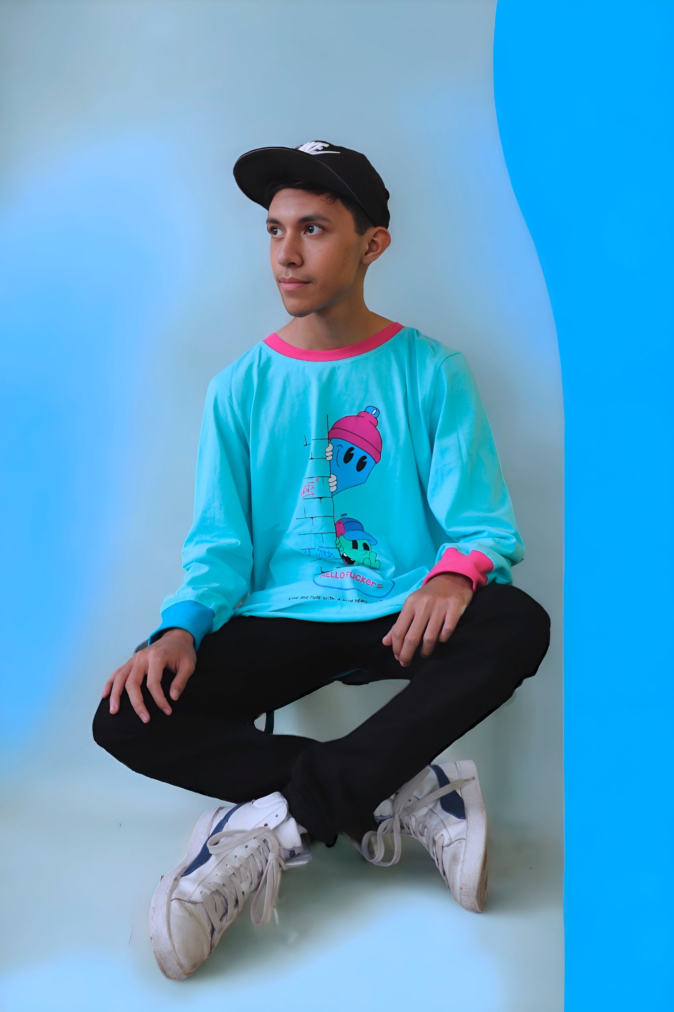 Hello Fuckers Oversize Long Sleeve